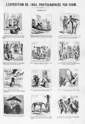 1863年5月10日、「シャリヴァリ」からチャムが撮影した1863年の展覧会